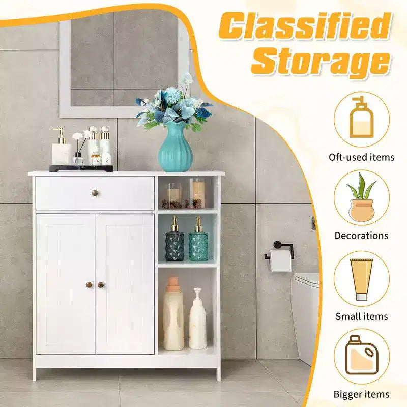 Mobiletto da bagno Karl Home bianco