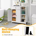 Mobiletto da bagno Karl Home bianco