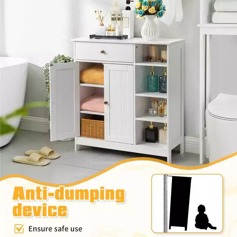 Mobiletto da bagno Karl Home bianco
