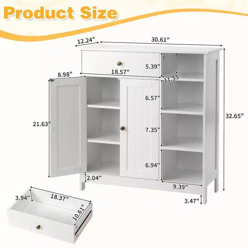 Mobiletto da bagno Karl Home bianco