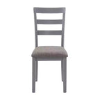 MAYEERTY Sedie da Cucina Marroni in Legno con Gambe in Legno, Piedini Antiscivolo, Senza Braccioli, Set da 2