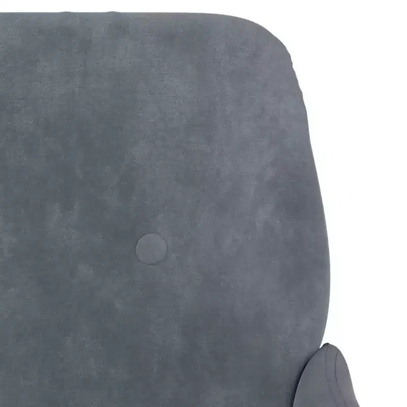 vidaXL Poltrona Grigio Scuro 62x79x79 cm Velluto - Grigio Scuro