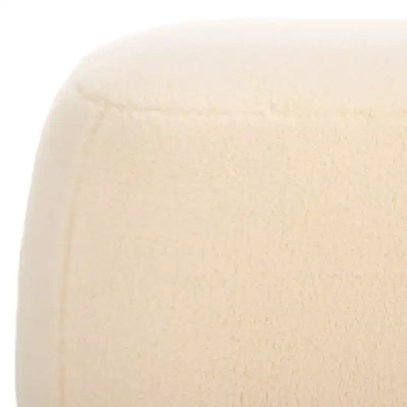 Pouf rettangolare Whitley con gambe in legno - OTT1302 - Safavieh