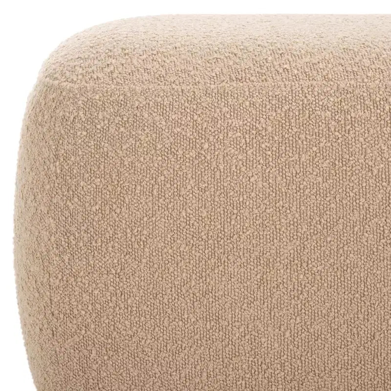 Pouf rettangolare Whitley con gambe in legno - OTT1302 - Safavieh