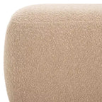 Pouf rettangolare Whitley con gambe in legno - OTT1302 - Safavieh