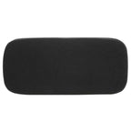 Pouf rettangolare Whitley con gambe in legno - OTT1302 - Safavieh