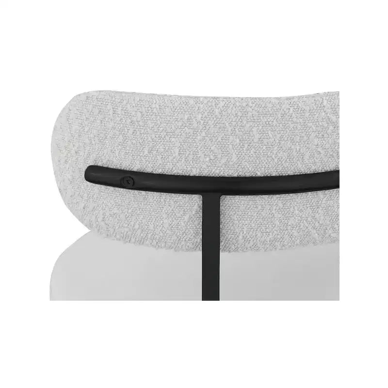 Meridian Furniture, Sgabello Beacon in ecopelle crema, set da 2