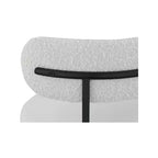 Meridian Furniture, Sgabello Beacon in ecopelle crema, set da 2