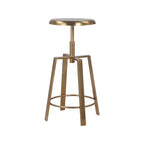 Meridian Furniture, Sgabello da bancone/bar Lang in ferro dorato