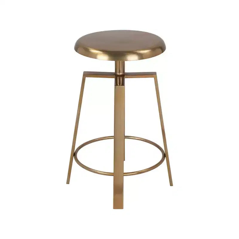 Meridian Furniture, Sgabello da bancone/bar Lang in ferro dorato