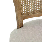 MAYEERTY Poltroncina con gambe, set di 2 sedie imbottite senza braccioli