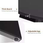 Set Tavolo da Pranzo Rotondo Grande da 120 cm per 4-6 Persone, Tavolo da Cena Stile Fattoria con Piano e Gambe in Legno - (Sedie Escluse)