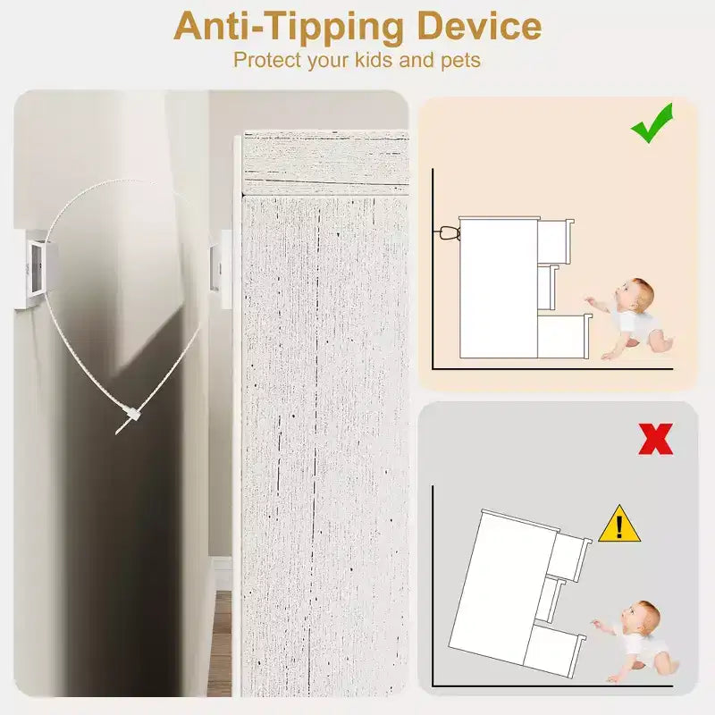 Cassettiera a 6 cassetti CuisinSmart per camera da letto, organizer doppio naturale con maniglie concave, cassettiera moderna, bianca
