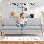 Dyonery 88 Divanetto a Due Posti, Comodi Divani per Soggiorno, Moderno Divanetto Oversize, Grandi Divani per Camera da Letto e Ufficio