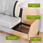 Dyonery 88 Divanetto a Due Posti, Comodi Divani per Soggiorno, Moderno Divanetto Oversize, Grandi Divani per Camera da Letto e Ufficio