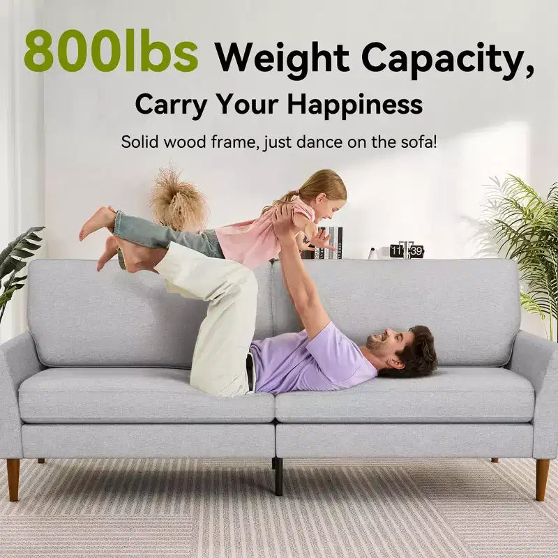 Dyonery 88 Divanetto a Due Posti, Comodi Divani per Soggiorno, Moderno Divanetto Oversize, Grandi Divani per Camera da Letto e Ufficio