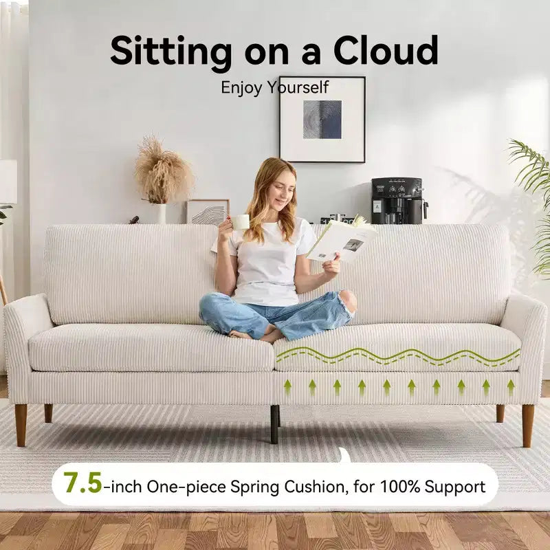 Dyonery 88 Divanetto a Due Posti, Comodi Divani per Soggiorno, Moderno Divanetto Oversize, Grandi Divani per Camera da Letto e Ufficio