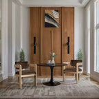 Meridian Furniture, Sedia da Pranzo Sacha in Velluto, Set da 2