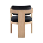 Meridian Furniture, Sedia da Pranzo Sacha in Velluto, Set da 2