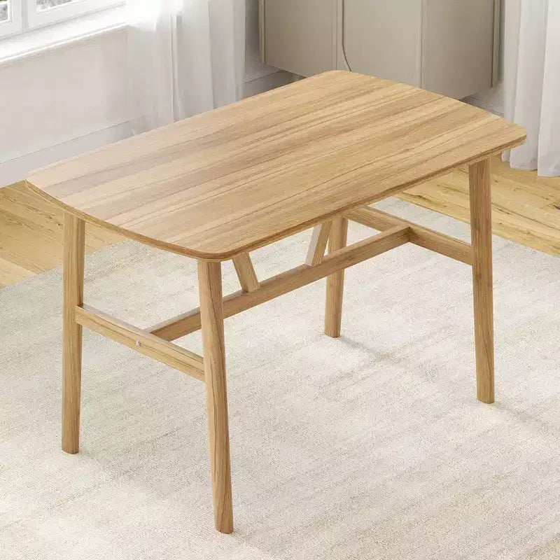 PexFix 47 Tavolo da pranzo per 4-6 persone, tavolo da cucina in legno, tavolo da pranzo moderno con robusta struttura in legno per sala da pranzo, cucina, color legno naturale