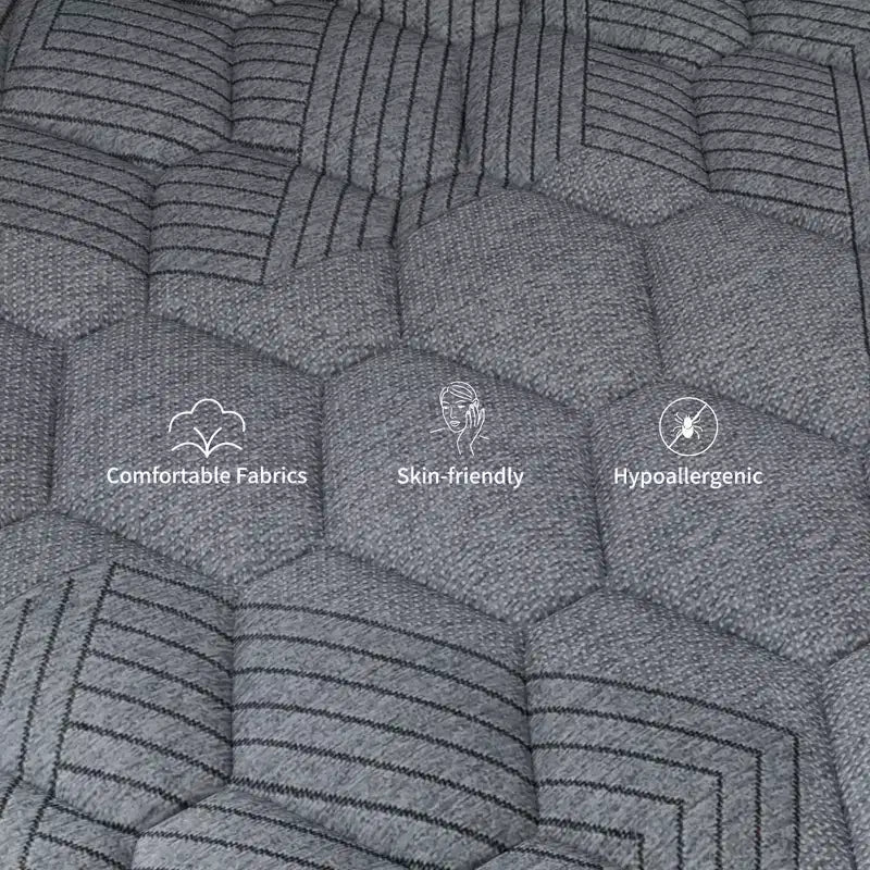 Materasso Ibrido Swedrea in Memory Foam Rinfrescante a Media Rigidità, Consegnato Arrotolato