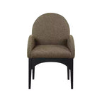 Meridian Furniture, Sedia da pranzo Waldorf in tessuto Bouclé