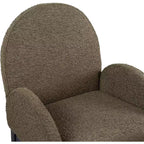 Meridian Furniture, Sedia da pranzo Waldorf in tessuto Bouclé