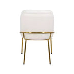 Meridian Furniture, Sedia da pranzo Jagger in pelle vegana, set da 2