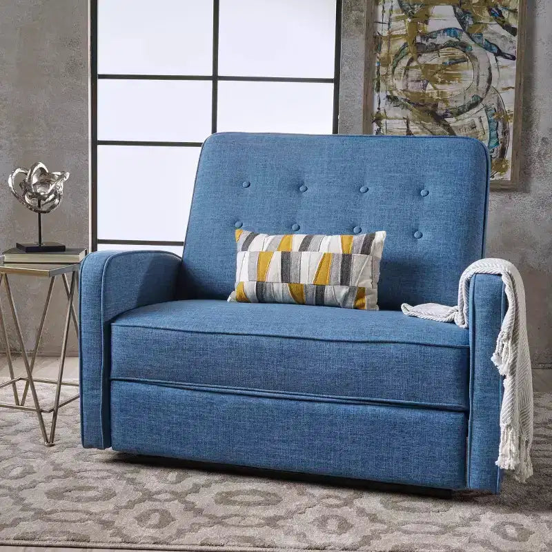 Poltrona Reclinabile Manuale Standard Merax Sleek 47 con Comodo Design Trapuntato