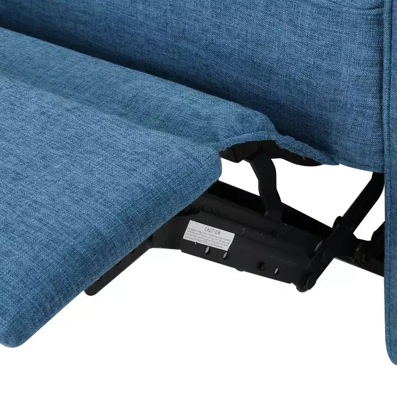 Poltrona Reclinabile Manuale Standard Merax Sleek 47 con Comodo Design Trapuntato