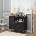 40 Microwave Cabinet, Kichen Buffet Sideboard, Storage Cabinet, Coffee Bar Cabinet with Adjustable Shelves, 2 Drawers, and 2 Doors, for Home