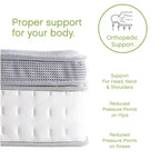 Materasso ibrido a molle insacchettate Gramercy Cool Gel in memory foam da 14 pollici
