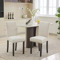Acekool Upholstered Dining Chairs Set of 2, Nailhead Trim, Sturdy Wood Legs, Fabric Accent Chairs for Dining Room & Kitchen