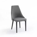 Probe Hues Modern Upholstered Dining chairs,Metal Armless Chair for Kitchen & Dining Room