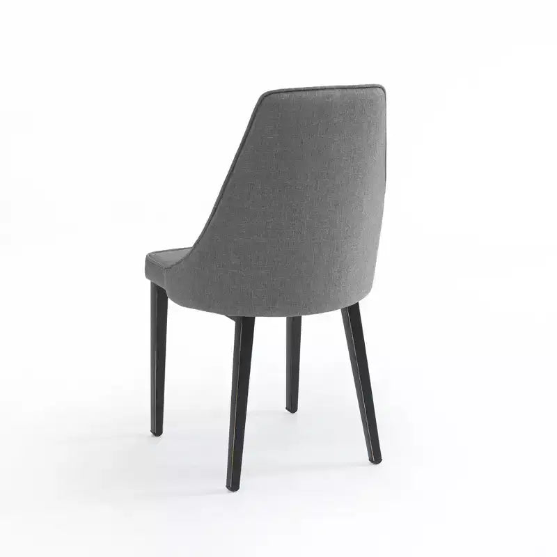 Sedie da pranzo moderne imbottite Probe Hues, sedia in metallo senza braccioli per cucina e sala da pranzo