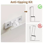 Garvee Farmhouse Appendiabiti da Ingresso 3-in-1 con Scarpiera e 6 Ganci, Panca da Ingresso con Contenitore e Ganci, Appendiabiti da Terra per Ingresso Camera da Letto