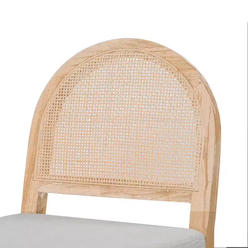 Sgabelli da bancone imbottiti Christopher Knight Home Kinich Boho in rattan e legno di gomma (set da 2)