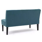 GDFStudio Gravina Divanetto Imbottito Contemporaneo Senza Braccioli con Gambe in Legno di Betulla