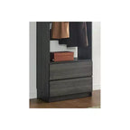 HomeStock Prosper 32 Cabina armadio in legno con due cassetti