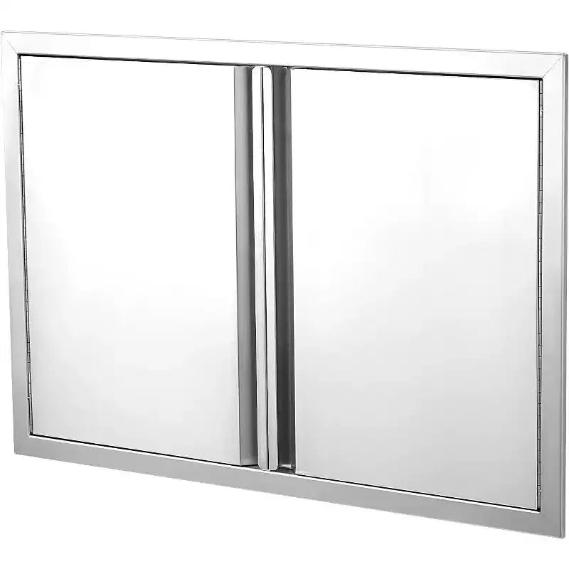 Anta di accesso per barbecue in acciaio inox spazzolato, ante per mobili da cucina da esterno, ante durevoli e resistenti alle intemperie per isole barbecue, adatte per esterni