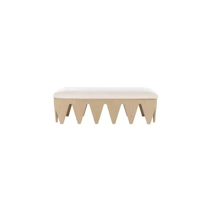 Meridian Furniture, Panca in velluto e pelliccia Altair