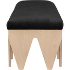 Meridian Furniture, Panca in velluto e pelliccia Altair