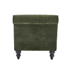Christopher Knight Home Stroup Moderna chaise longue imbottita Glam con cuciture a rombi e bottoni a vista
