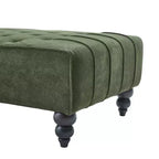 Christopher Knight Home Stroup Moderna chaise longue imbottita Glam con cuciture a rombi e bottoni a vista