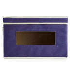 Set da 3 Contenitori Portaoggetti Pieghevoli in Tessuto, Cestini e Organizer con Maniglie, Cesti e Scatole per Organizzazione - 41,2 x 30,5 x 25,4 cm