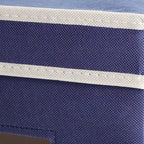 Set da 3 Contenitori Portaoggetti Pieghevoli in Tessuto, Cestini e Organizer con Maniglie, Cesti e Scatole per Organizzazione - 41,2 x 30,5 x 25,4 cm