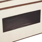 Set da 3 Contenitori Portaoggetti Pieghevoli in Tessuto, Cestini e Organizer con Maniglie, Cesti e Scatole per Organizzazione - 41,2 x 30,5 x 25,4 cm
