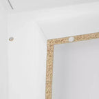 Okak Mobile Contenitore Moderno, Credenza a Buffet con 2 Ante in Acrilico, Consolle per Cucina Soggiorno Ingresso Studio