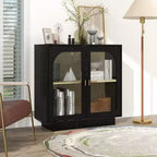 Okak Mobile Contenitore Moderno, Credenza a Buffet con 2 Ante in Acrilico, Consolle per Cucina Soggiorno Ingresso Studio