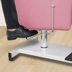 Poltrona da pedicure FinerFurnis, elegante vasca per pedicure con poggiapiedi regolabile e poggiatesta telescopico, schienale reclinabile fino a 130, senza impianto idraulico